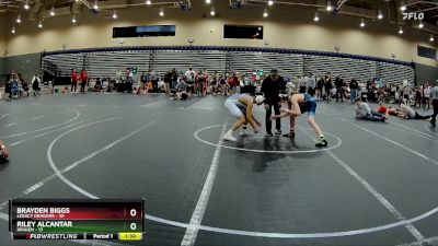 115 lbs Round 1 (8 Team) - Brayden Biggs, Legacy Dragons vs Riley Alcantar, Kraken