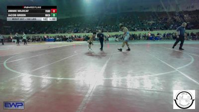 160 lbs Consi Of 16 #2 - Jimmie Wildcat, Pawhuska Huskies JH vs Jacob Green, MacArthur Wrestling