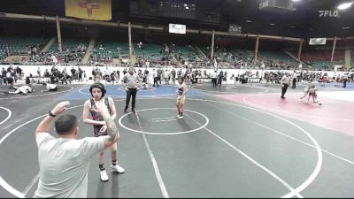 100 lbs Rr Rnd 3 - Clayton Blatchford, Kirtland Youth vs Trevor Messer, Thunder RTC