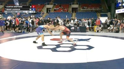 150 lbs Champ. Rd Of 32 - Clinton Shepherd, Indiana vs Brant Laughlin, Missouri