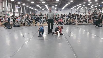 55 lbs Round 5 (4pm Saturday) - Kylee Smith, Maryland Gold vs Hazel Cardenas, Cali Pink