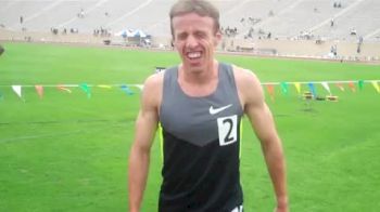Alan Webb after 800m at 2012 Duke Twilight