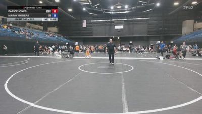207 lbs Semifinal - Parice Jones, Northern Colorado Wrestling Club vs Maray Rogers, Unattached