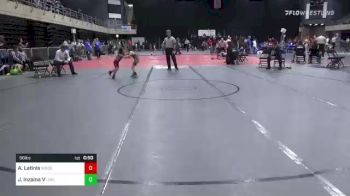 56 lbs Quarterfinal - Austin Latinis, Woodbridge vs John Inzaina V, Lincoln University