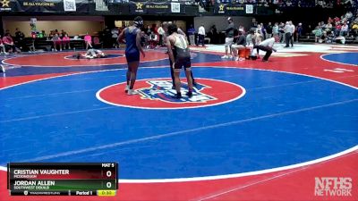 4A-126 lbs Cons. Round 2 - Jordan Allen, Southwest Dekalb vs Cristian Vaughter, McDonough