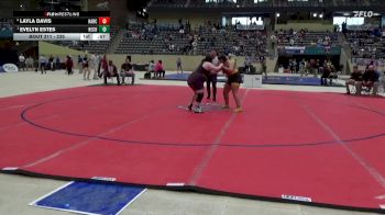 235 lbs Cons. Semi - Evelyn Estes, Henderson County vs Layla Davis, Harrison County