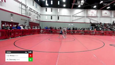 120 lbs Round Of 16 - Devin Millea, Dedham vs Avery Deorsey, Sandwich