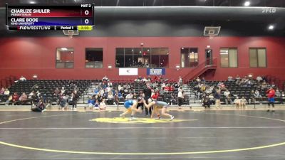 117 lbs Semifinal - Clare Booe, King University vs Charlize Shuler, Presbyterian