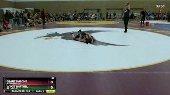 84 lbs Semis (4 Team) - Grant Malone, Alexandria vs Wyatt Barthel, Big Lake