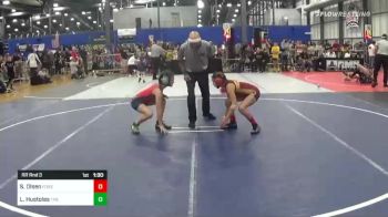 92 lbs Rr Rnd 3 - Saphira Olsen, Forest City Indians vs Laila Hustoles, The Community