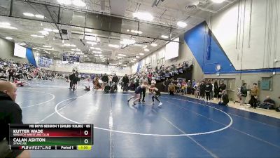 85 lbs Cons. Round 2 - Kutter Wade, Wasatch Wrestling Club vs Calan Ashton, Syracuse