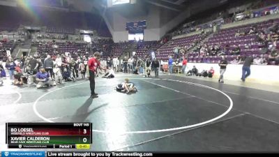 64-68 lbs Round 2 - Xavier Calderon, Bear Cave Wrestling Club vs Bo Loesel, Widefield Wrestling Club