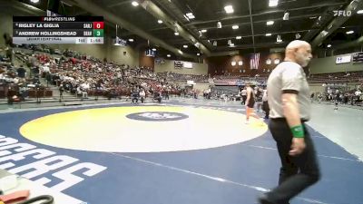 2A 157 lbs Quarterfinal - Andrew Hollingshead, Beaver vs Rigley La Giglia, San Juan