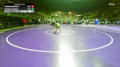 126 lbs Consi Of 16 #2 - Armani Marrujo, Clovis West vs Gonzalo Duran, Golden Valley