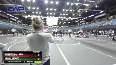 73 lbs 5th Place Match - Jaxon Jacobs, Hays Wrestling Club vs Quinten Ballard, Chaparral Kids