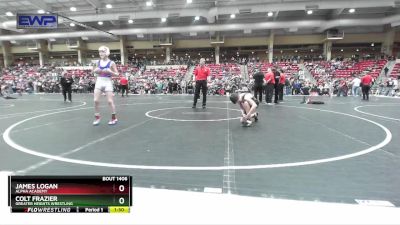 96 lbs Champ. Round 1 - Colt Frazier, Greater Heights Wrestling vs James Logan, Alpha Academy