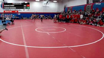 157 lbs Finals (2 Team) - Damion Jones, Huntingdon vs Caidan Ronning, Wisconsin-Oshkosh