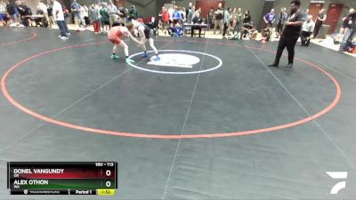 113 lbs Cons. Round 4 - Donel VanGundy, OR vs Alex Othon, WA