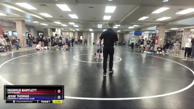 85 lbs Round 1 - Maximus Bartlett, 208 Badgers vs Jesse Thomas, CrossFace Wrestling Club