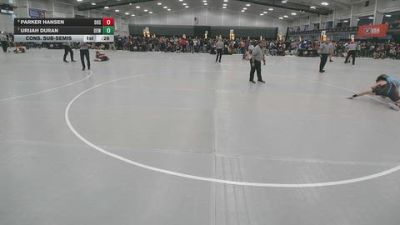 113 lbs Cons. Sub-semis - Urijah Duran, Duran Elite Wrestling vs Parker Hansen, Ozark High School