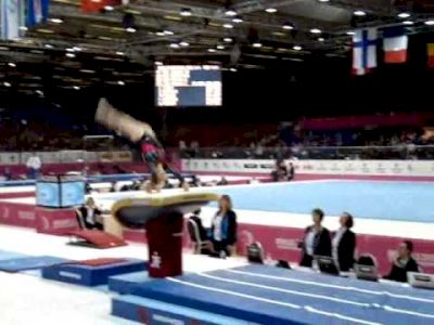 Sandra IZBASA ROU Senior Qualification, European Gymnastics Championships 2012 Vault 2