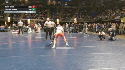 110 lbs Consy 3 - John Saile, Council Rock North vs Carter Baker, Burgettstown