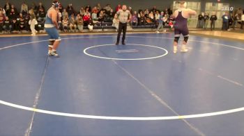 285 lbs Round 3 (16 Team) - Evan Lutkemeier, Minden vs Dominic Vasquez, Kearney JV
