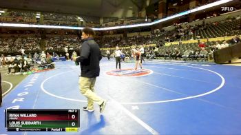 150 Class 1 lbs Cons. Round 1 - Ryan Willard, Priory vs Louis Suddarth, Centralia