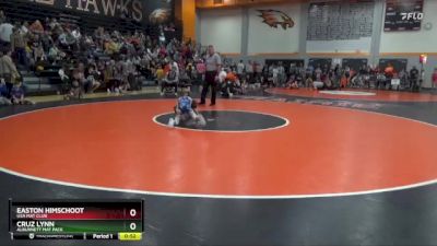 65 lbs Round 1 - Easton Himschoot, USA Mat Club vs Cruz Lynn, Alburnett Mat Pack