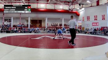 165 lbs Quarterfinal - Mawuli Nevis, Wabash vs Marty Landes, Case Western Reserve