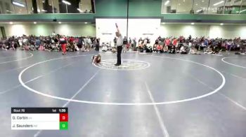 65 lbs Round Of 16 - Daniel Corbin, VA vs Jacob Saunders, MO