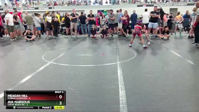 60 lbs Quarterfinals (8 Team) - Meagan Hill, Florida Scorpions vs Ava Margolis, Cocoa Beach WC