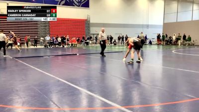 157 lbs Champ. Round 2 - Radley Spencer, Otterbein University vs Cameron Cannaday, Garrett College