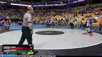 120 lbs Quarterfinal - Parker Crane, Hallsville vs Conner Roach, Owensville