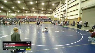 51 lbs Cons. Round 2 - Camden Zaugg, Viewmont Wrestling Club vs Lucas Sanchez, Box Elder Stingers