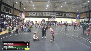 56 lbs Semifinal - Ross Duncan, Ninety Six Wrestling vs Luca Perino, Eastside Youth Wrestling