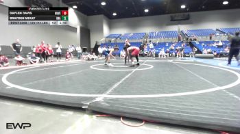 138-144 lbs Quarterfinal - Daylen Davis, Wave Wrestling Club (TN) vs Brayden Mixay, Unattached