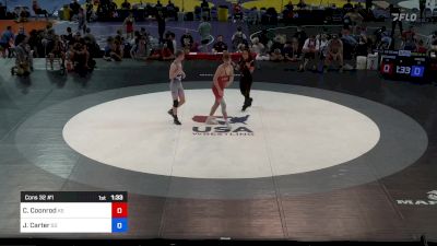 126 lbs Cons 32 #1 - Cameron Coonrod, KS vs Jacksen Carter, SD