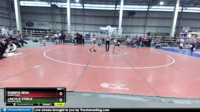 105 lbs Cons. Round 6 - Lincoln Steele, Unaffiliated vs Korbyn Sena, Nampa West