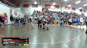 165 lbs Cons. Round 2 - Talon Boyd, Ashland vs Garrett Deisch, Northmor