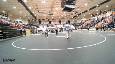 155 lbs Semifinal - Kaydance Sherwood, Sapulpa High School Girls vs Kayley Whitaker, Har-Ber - White