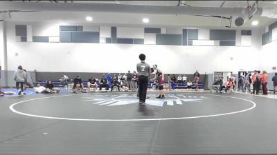 132 lbs Consi Of 8 #2 - Brock Crittenden, Sequoyah Tahlequah JH vs Malachi Washington, Bookert T Washington