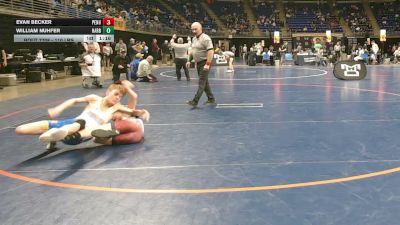 110 lbs Consy 2 - Evan Becker, Penn Cambria vs William Nuhfer, Harborcreek