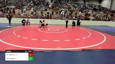 130 lbs Quarterfinal - Romeo Vieira, Morris Fitness Wrestling Club vs Memphis Halsey, PTC Wrestling