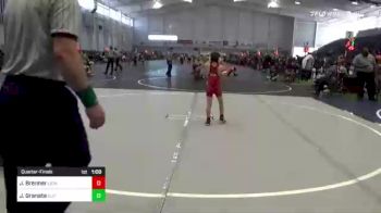 58 lbs Quarterfinal - Jett Brenner, Lions WC vs Joey Granata, Elite Force