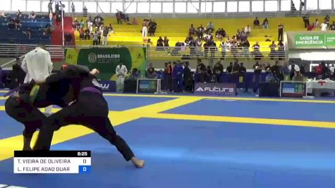 TARCISIO VIEIRA DE OLIVEIRA vs LUIZ FELIPE ADAO DUARTE 2023 Brasileiro Jiu-Jitsu IBJJF