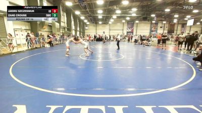 126 lbs Round Of 16 - Andrij Szczesniuk, Kraken Black vs Zane Crouse, TNWC Silver Fox