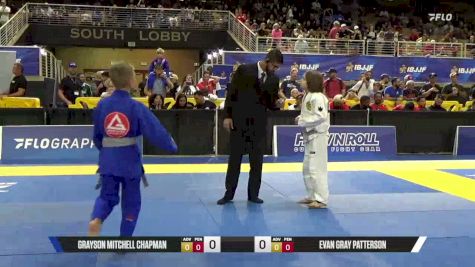 Grayson Mitchell Chapman vs Evan Gray Patterson 2026 Pan Kids Jiu-Jitsu IBJJF Championship