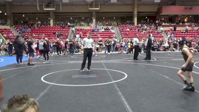 64 lbs Cons. Round 4 - Wyatt VanNorman, Linn County Twisters vs Geo Burney, RSA