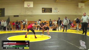 95 lbs Cons. Round 4 - Dominic Luchico, Kerr Middle School vs Jayden Gonzalez, Central